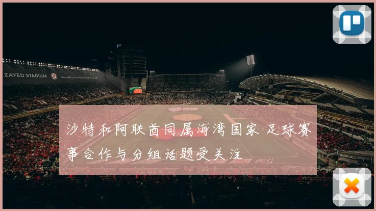 沙特和阿联酋同属海湾国家 足球赛事合作与分组话题受关注